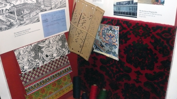 Carpet-making was one of the industries for which Durham was renowned. It has long-since shut down, but the Durham Heritage Centre holds material giving an overview about its history.