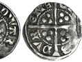 A silver penny issued by Bishop Anthony Bek between 1301 and 1310. This was during the reign of Edward I. Bishop Bek also held the title of Patriarch of Jerusalem (from 1306-1311). He was the only Englishman ever to hold that prestigious title.