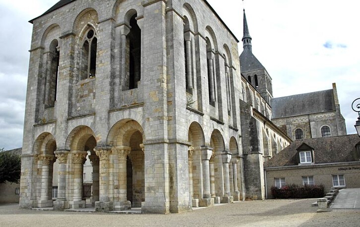 The portico at Fleury Abbey