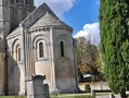 The apse of the Church of St. Pierre, Aulnay, France