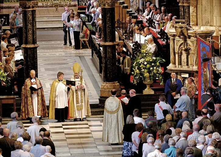 Almost a thousand years after it was constructed, the Cathedral is still a cornerstone of Durham community life. In 2009, over 1300 regular services were held, while 608,000 visitors were welcomed by the Cathedral's 500 volunteers. 