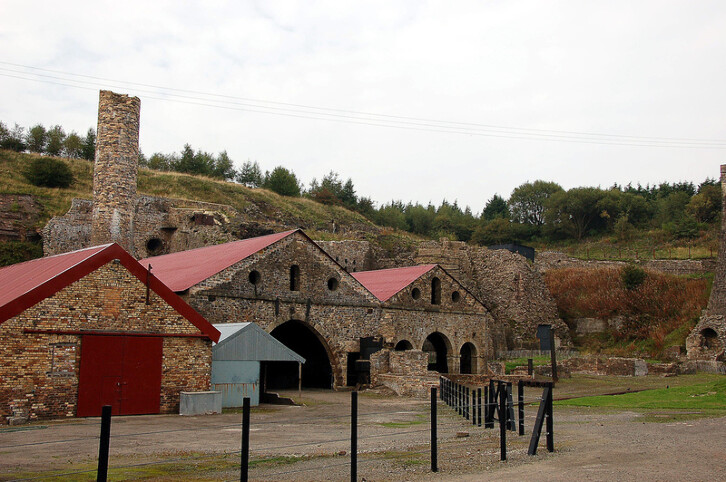 View of the Blaenavon Ironworks