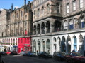 A view of a street in Edinburgh Old Town