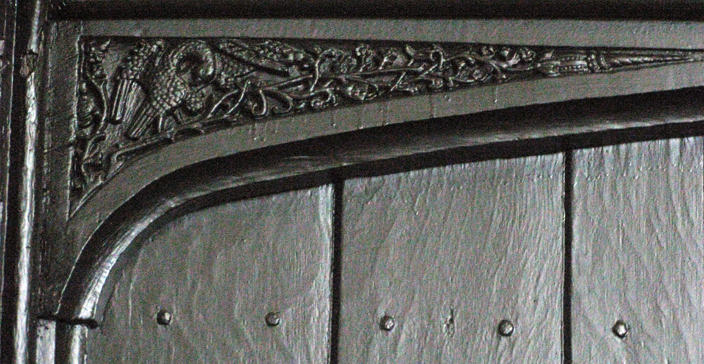 The emblem of Bishop Fox, a pelican piercing its breast, followed him where his career took him: to Winchester, and then to Oxford, where he founded Corpus Christi.