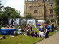 Every year the organisers of Castle Day think of creative ways of making the event memorable: inflatable pools went down well!