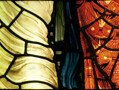 The Moses window. Stained glass windows are an ideal memorial as they can be added to a building without destroying the original fabric, yet having a significant visual impact. This one, depicting a scene from the life of Moses, was added in memory of Sir Henry Manisty, a judge of the high court, and his wife, Mary Ann, who died in 1890 and 1893 respectively. The inscription reads 