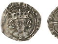 A silver penny issued by Bishop John Shirwood between 1483 and 1485. This was the reign of Richard III. Note the 'S' for Shirwood on the King's chest. Shirwood was the first Durham Bishop to have his initials on his coins.