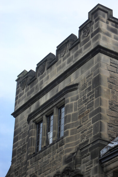 Detail of the facade of the Pemberton Building