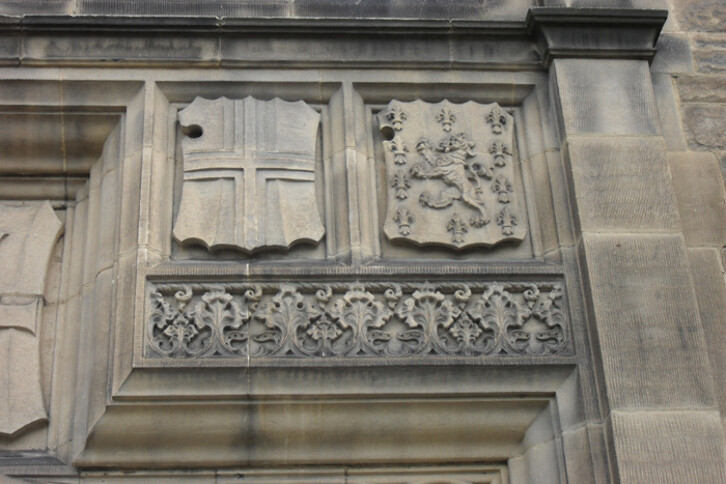 The stonework of the Pemberton Building is extremely finely carved. 