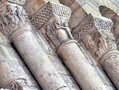 Detail of the choir of Fleury Abbey, an excellent example of figural carving that appeared frequently in religious Romanesque buildings in France and Italy