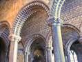 Arcades of the Galilee Chapel, Durham Cathedral, 12th century. The graceful arcades of the Galilee Chapel at Durham Cathedral were possible, because unlike the rest of the building, they do not support a heavy or massive superstructure. In inspiration, they seem to draw much from the architecture of Muslim Spain. 