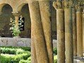 Detail of the colonnade at the Monastery of Santo Domingo de Silos, Northern Spain, 11-12th centuries. Buildings like this were the work both of their patrons and craftsmen, both of whom often wanted to impress others with their work. The group of columns pictured here is likely to have been a craftsman's touch. It is an example of an eleventh-century mason showing off his skill.  