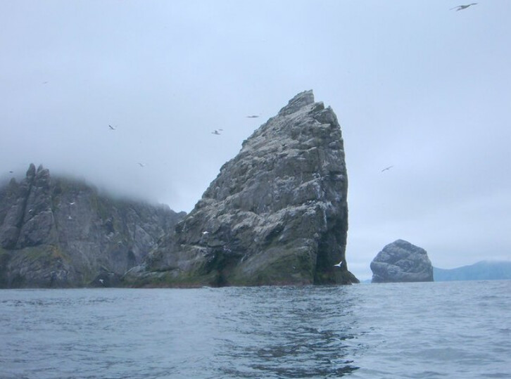 A view of St. Kilda, Scotland