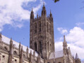 Exterior view of Canterbury Cathedral