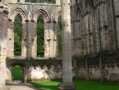 The ruins of Fountains Abbey, part of Studley Royal Park, North Yorkshire