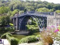 A view of Ironbridge, the world's first iron bridge